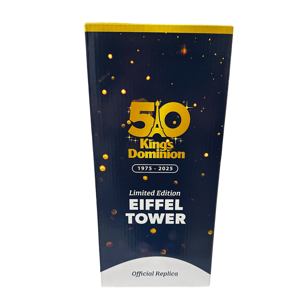 Kings Dominion Limited Edition 50th Anniversary Eiffel Tower Figure