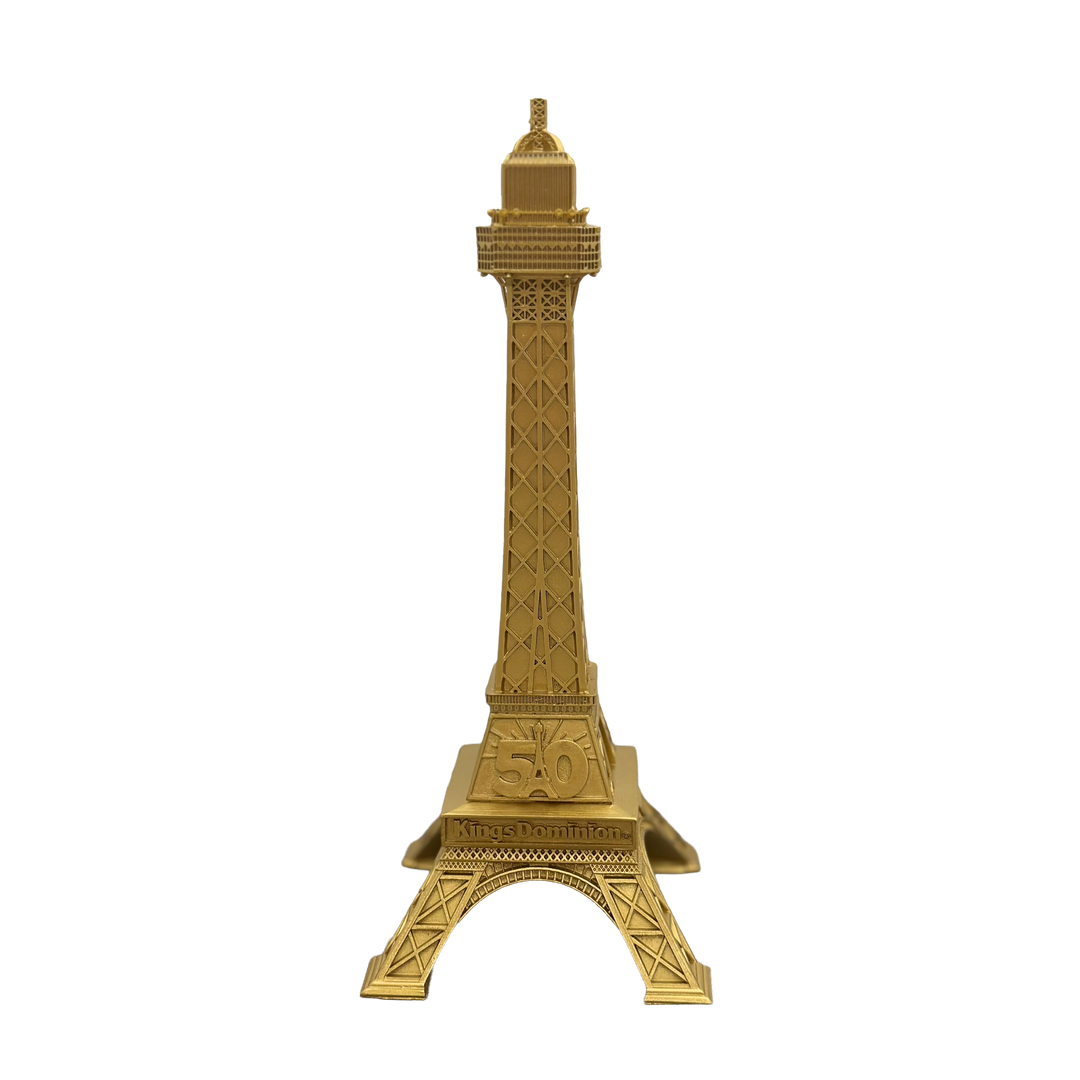 Kings Dominion Limited Edition 50th Anniversary Eiffel Tower Figure
