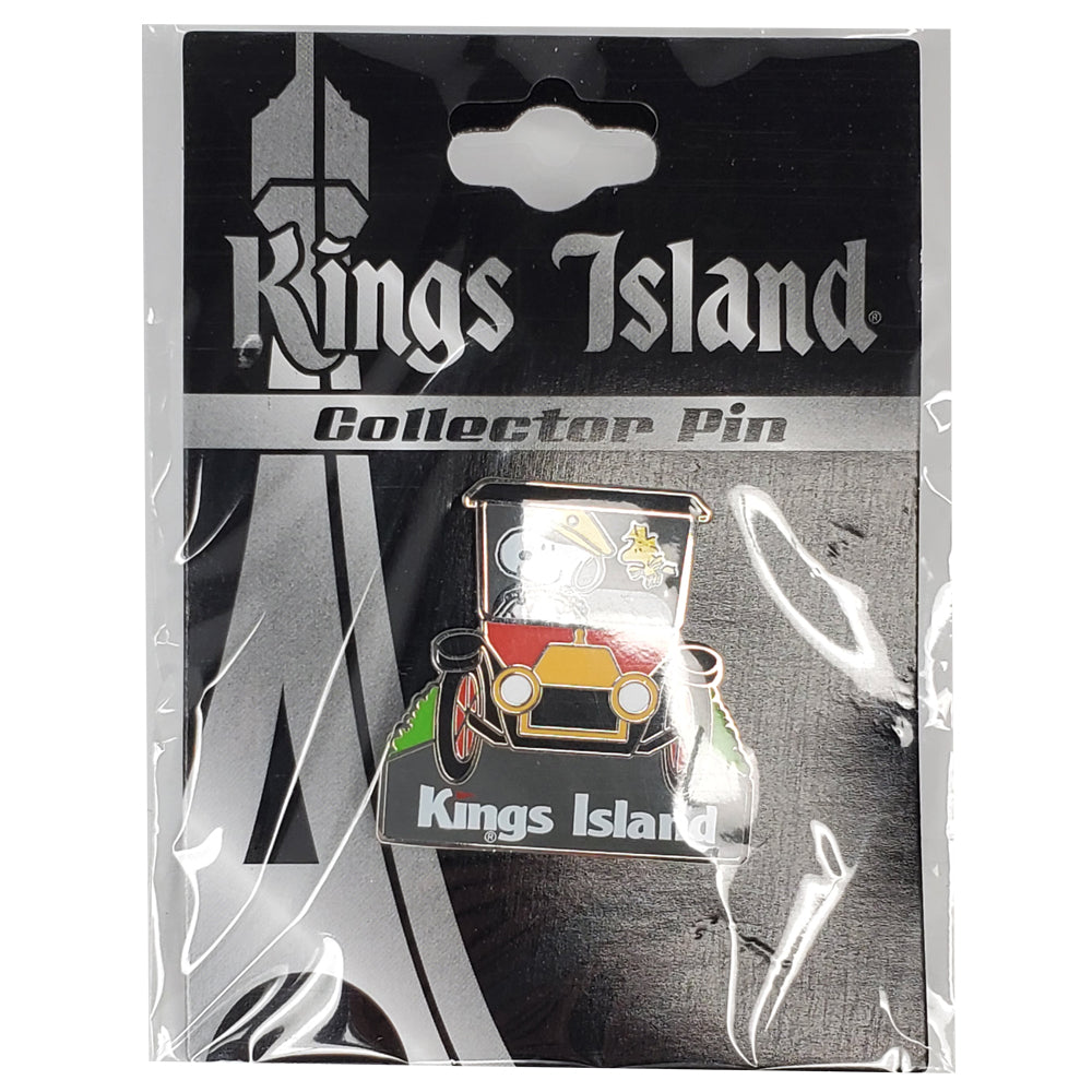 PEANUTS® Kings Island Antique Autos Collectible Pin