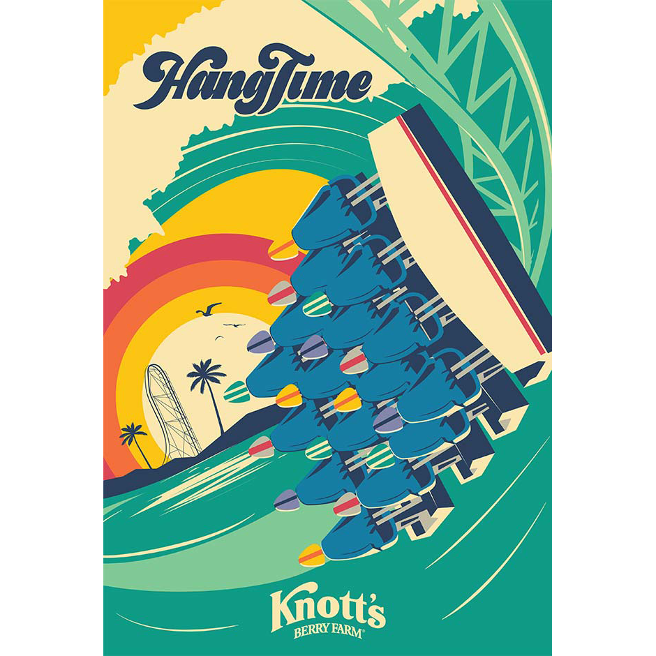 Knott's Berry Farm Hangtime Poster