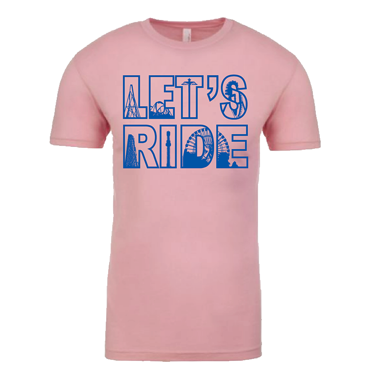 Let's Ride Coaster Tee