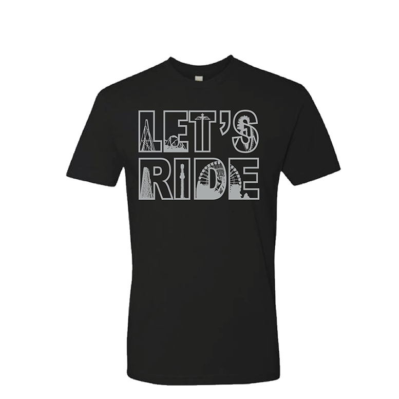 Let's Ride Coaster Tee