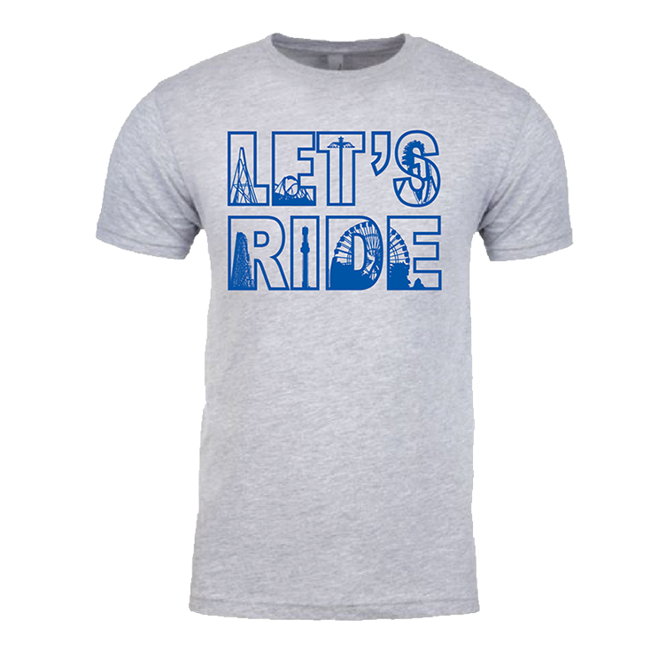 Let's Ride Coaster Tee