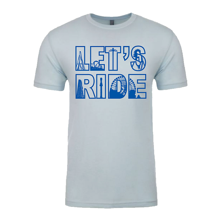 Let's Ride Coaster Tee