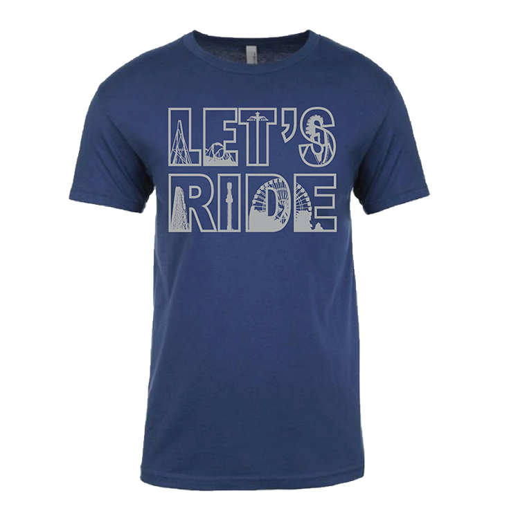 Let's Ride Coaster Tee