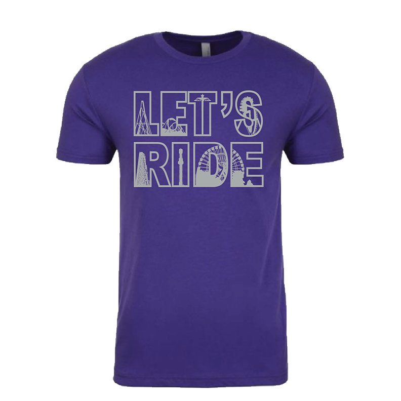 Let's Ride Coaster Tee