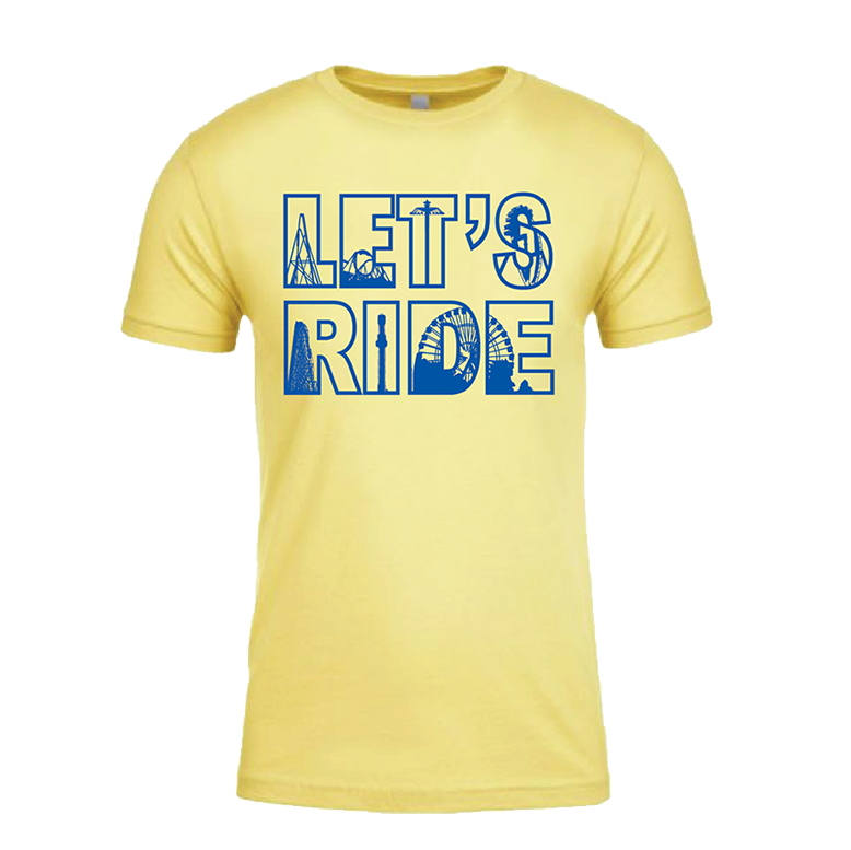 Let's Ride Coaster Tee