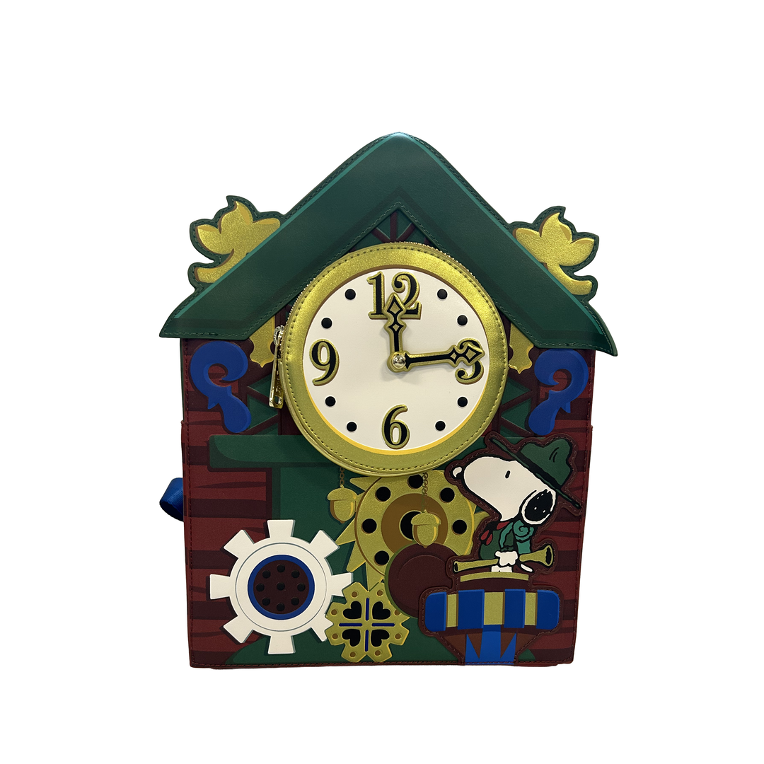 PEANUTS® Loungefly Knott's Berry Farm Camp Snoopy Clock Mini Backpack