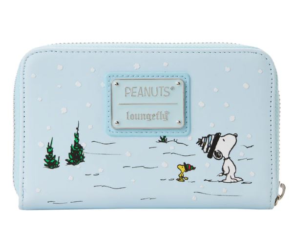 PEANUTS® Loungefly Charlie Brown and Friends Ice Skating Zip Around Wallet