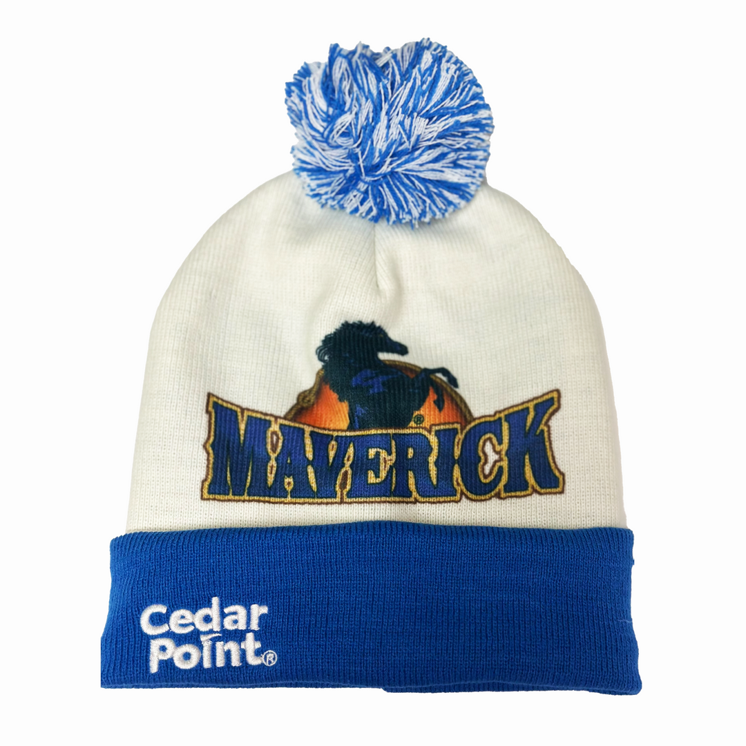 Cedar Point Maverick Pom Beanie