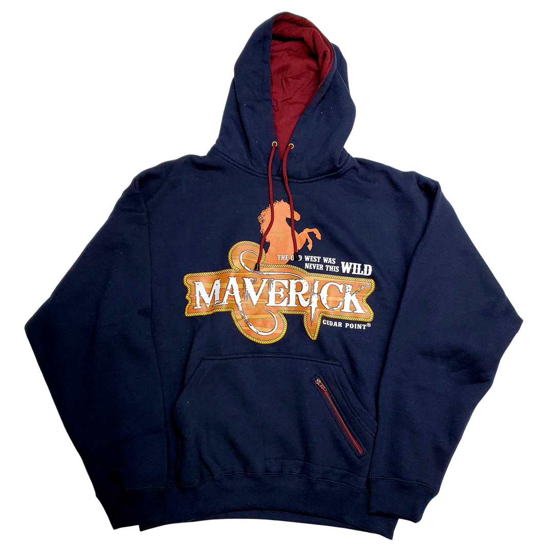 Cedar Point Maverick Zipper Pocket Hooded Sweatshirt