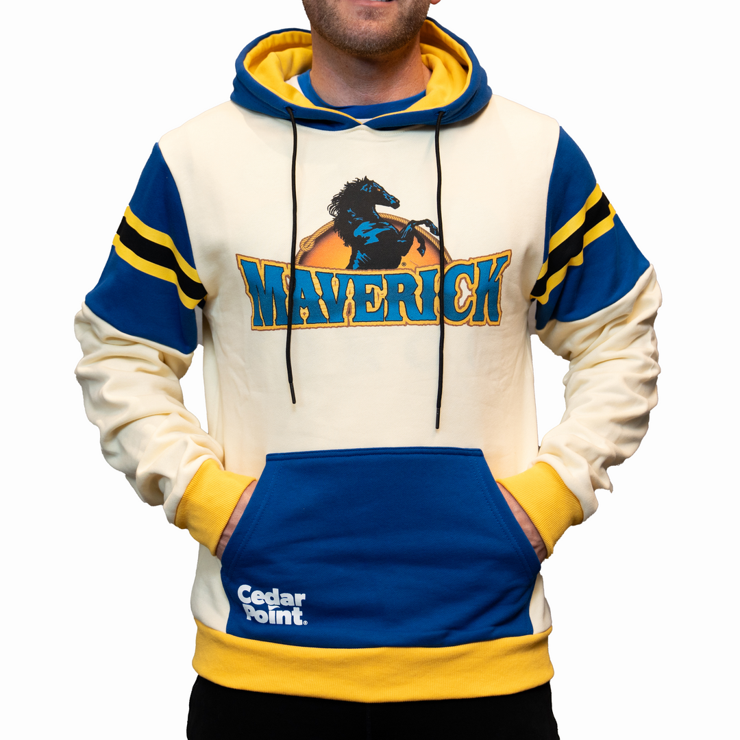 Cedar Point Maverick Colorblock Hooded Sweatshirt