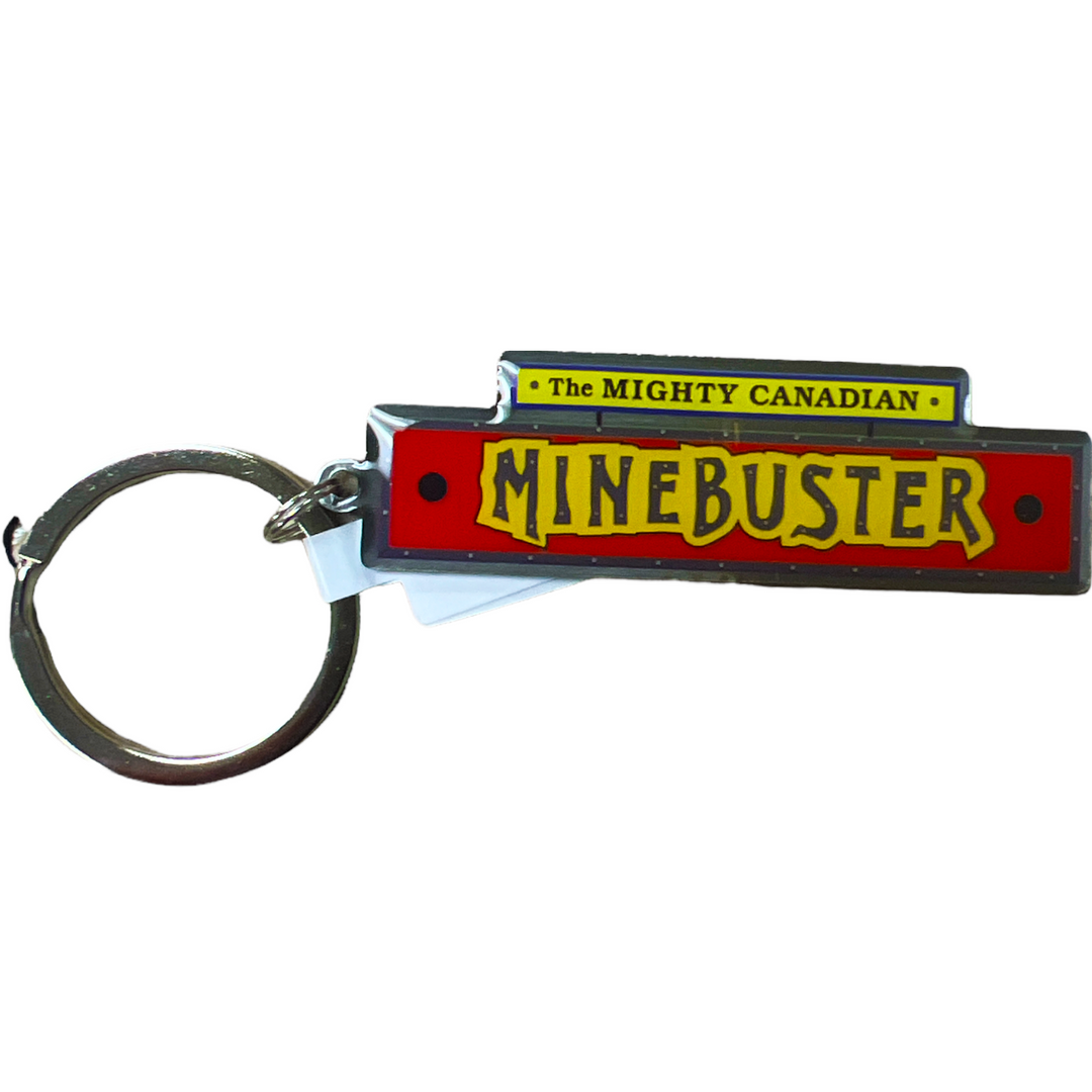 Canada's Wonderland Minebuster Logo Keychain