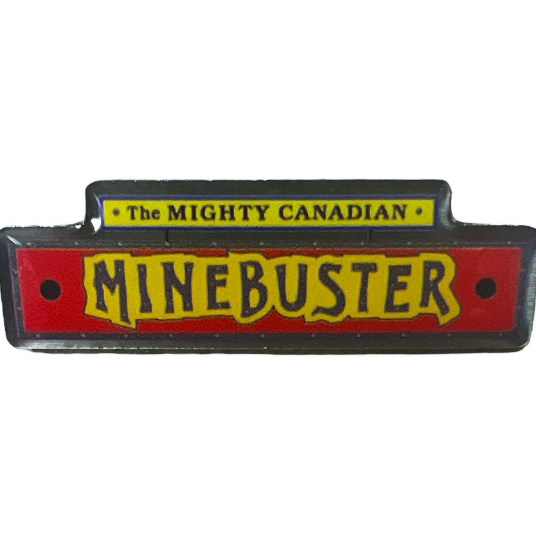 Canada's Wonderland Minebuster Logo Pin