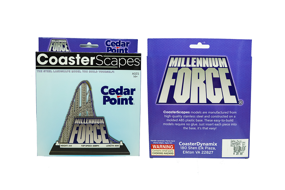 Cedar Point Millennium Force CoasterScape