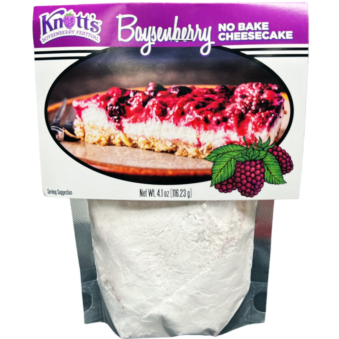 Knott's Berry Farm Boysenberry No Bake Cheesecake