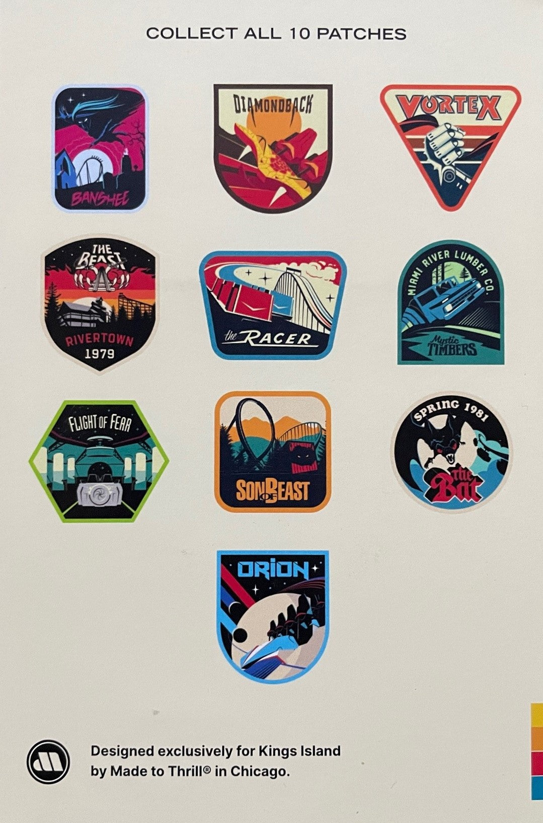 Kings Island The Racer Patch – FUN MERCHANDISE ONLINE SHOP