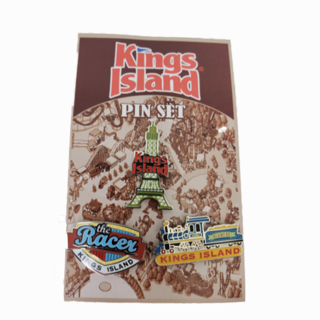 Kings Island Legacy Pin Set