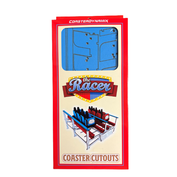 Kings Island The Racer Color Coaster Cutout