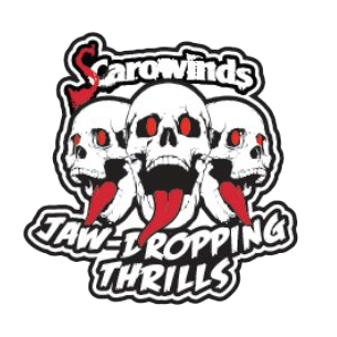 Scarowinds Jaw-Dropping Thrills Sticker