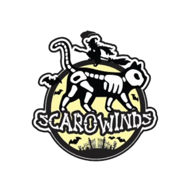 Scarowinds Skeleton Cat Pin