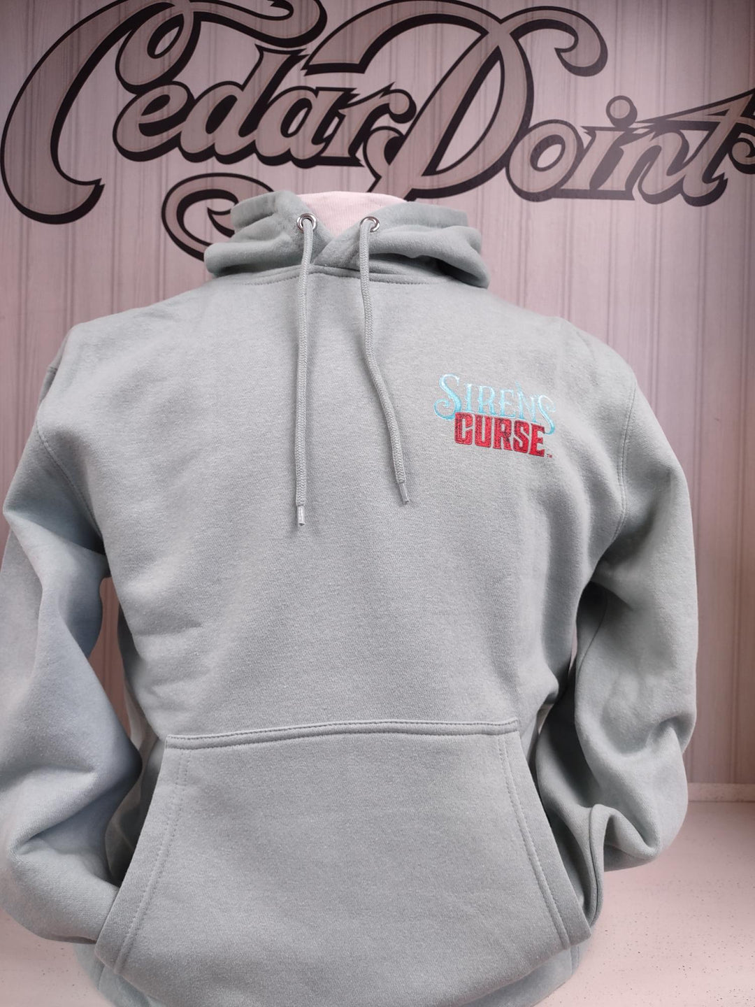 Cedar Point Siren's Curse Temptation Poster Hooded Sweatshirt