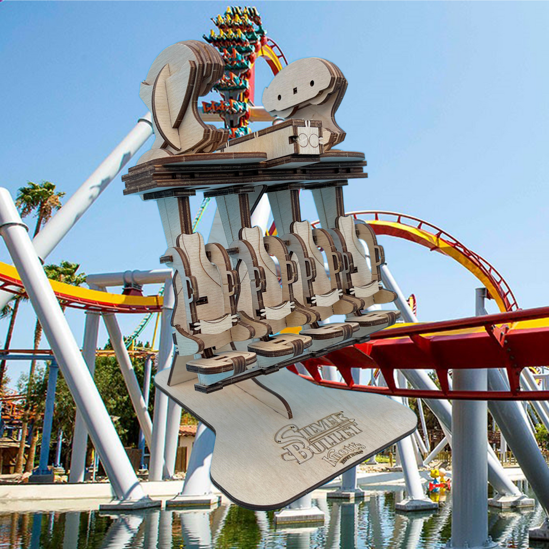 Knott's Berry Farm Silver Bullet Coaster Cutout