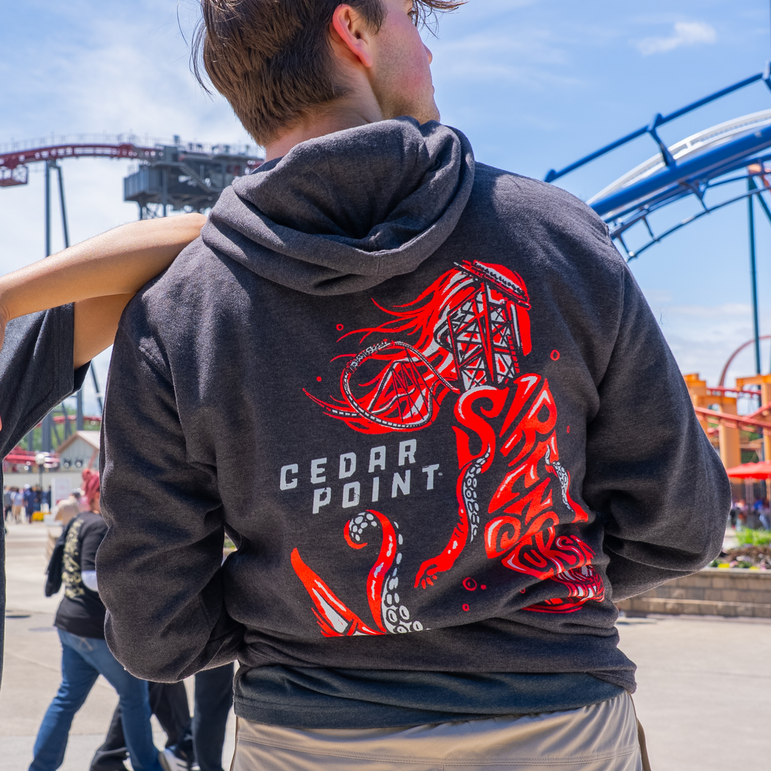 Cedar Point Siren's Curse Tee Hooded Sweatshirt