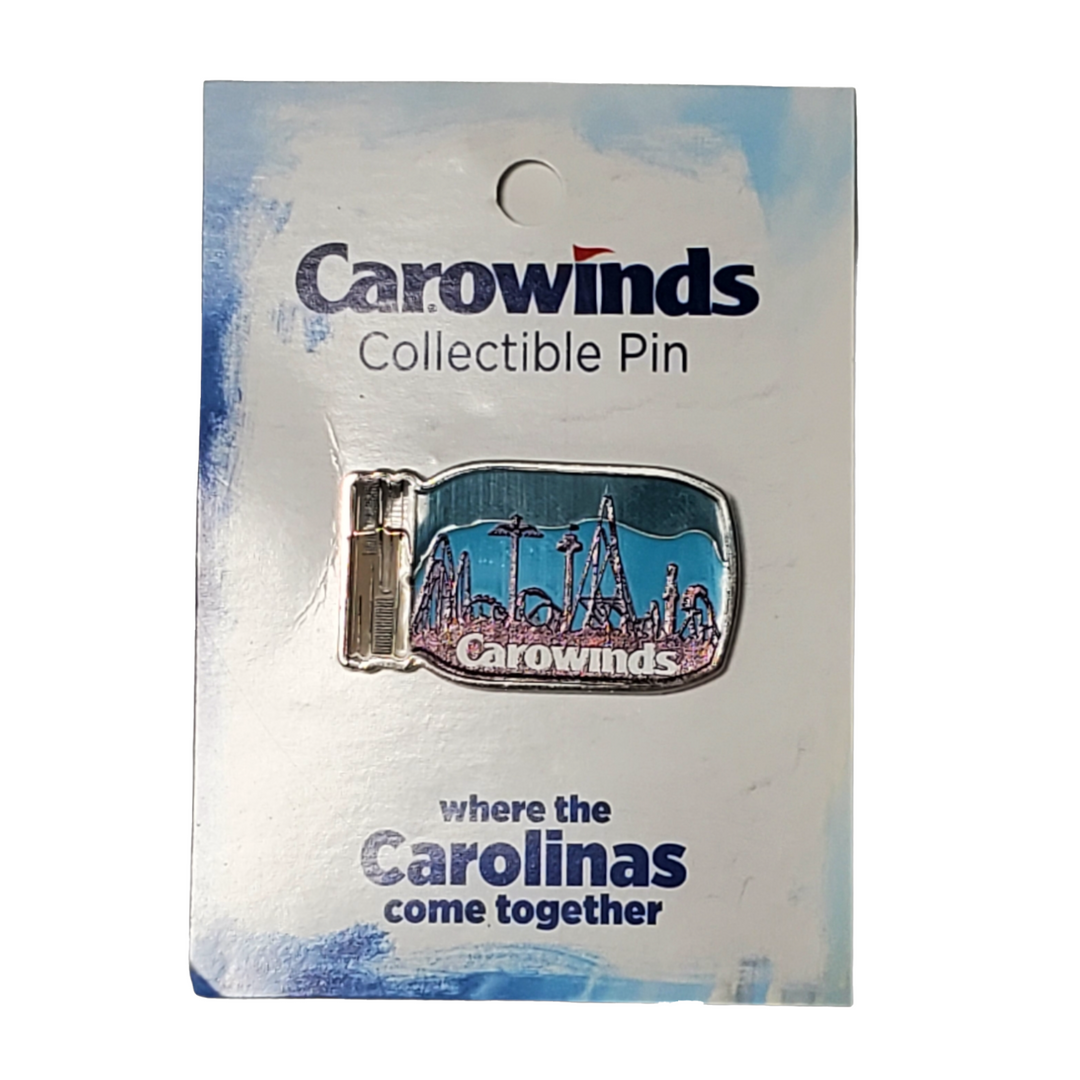 Carowinds Skyline in Jar Collectible Pin