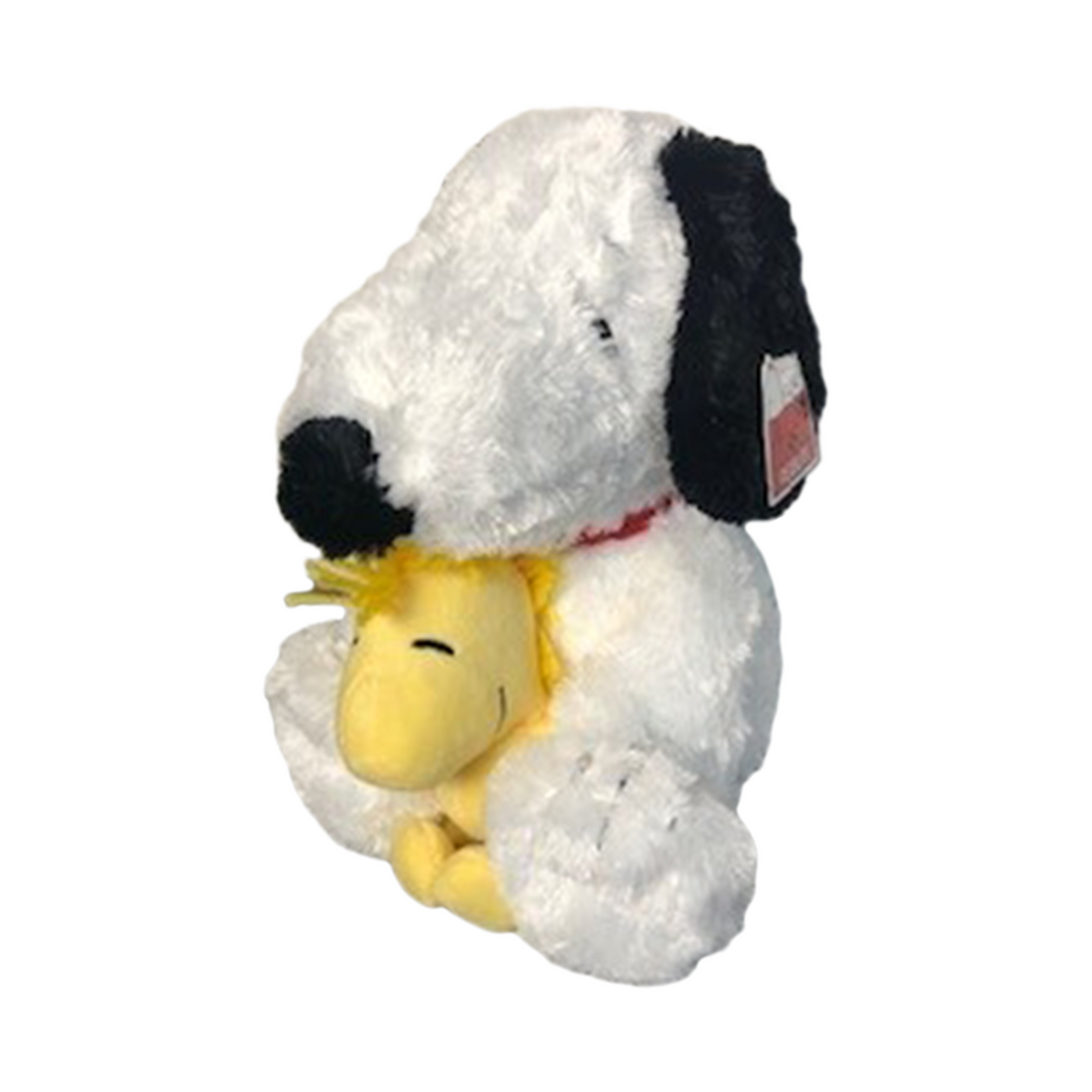 PEANUTS® 9.5" Snoopy Hugging Woodstock Plush