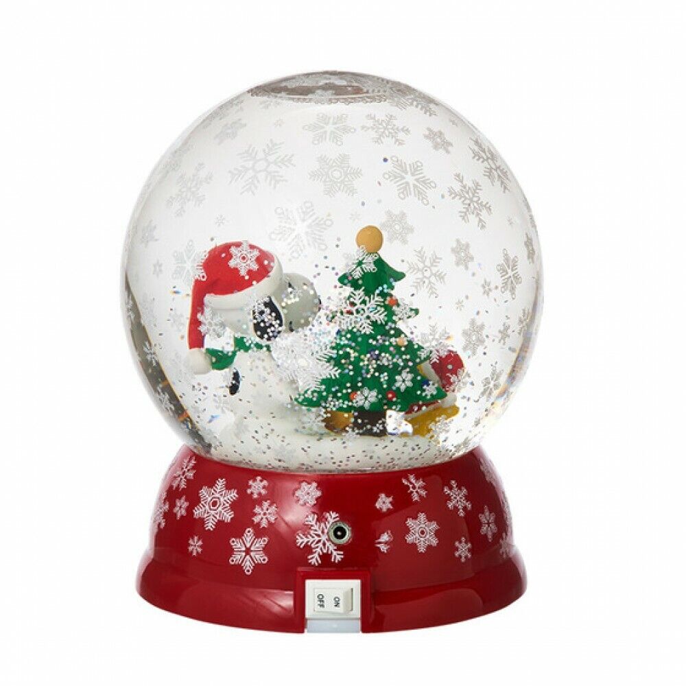 PEANUTS® Snoopy and Woodstock Campfire Water Globe