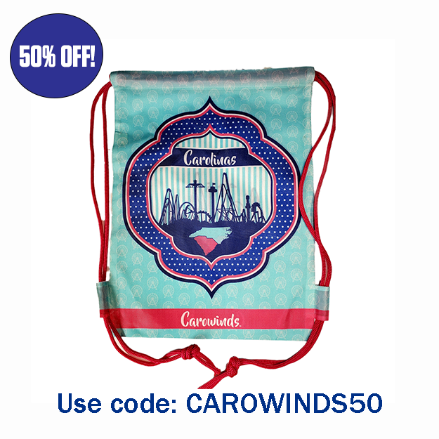 Carowinds Southern Drawstring Bag