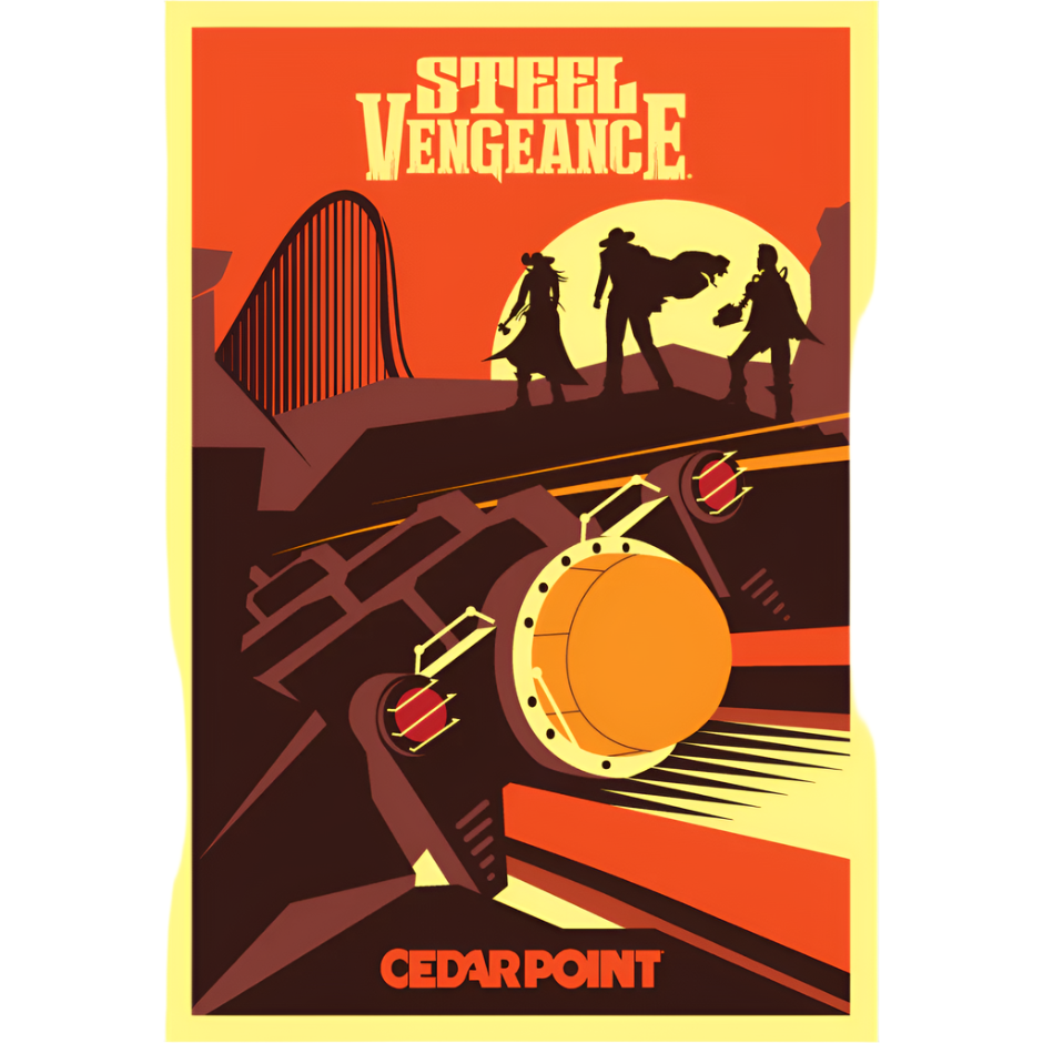 Cedar Point Steel Vengeance Poster