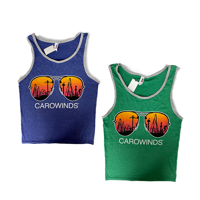 Carowinds Skyline Sunglasses Tank Tee