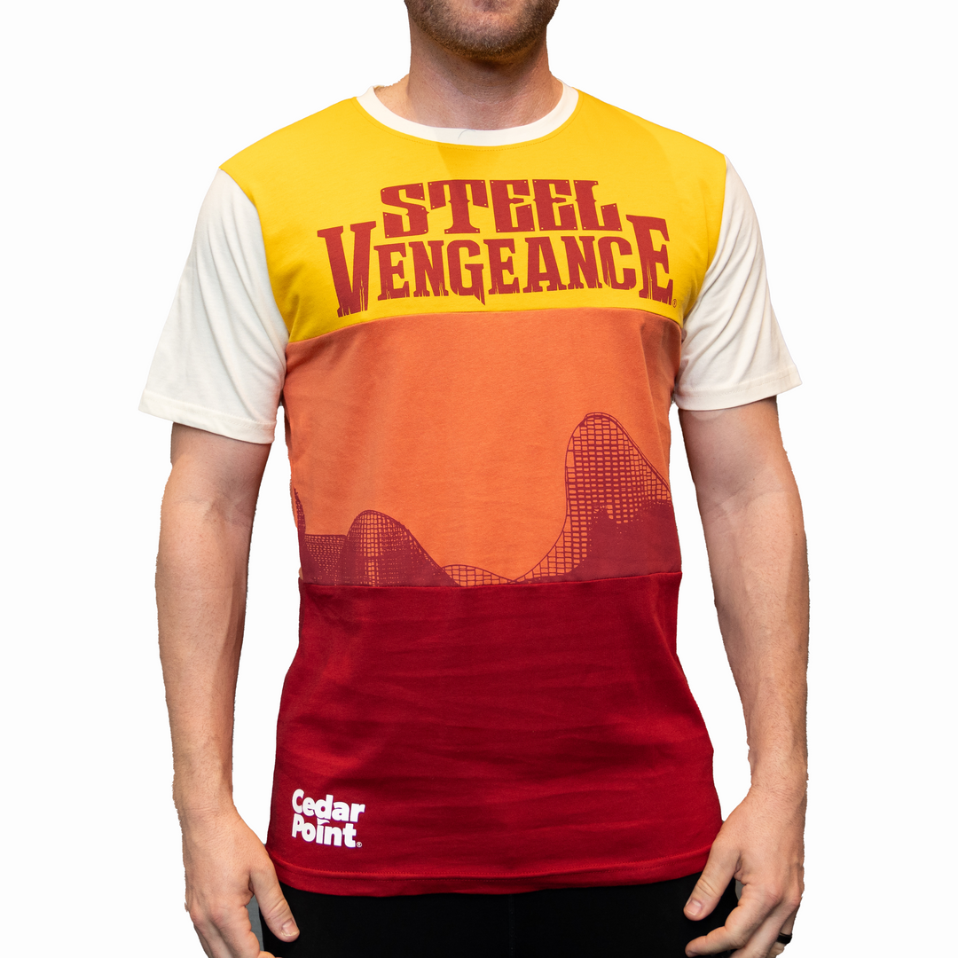 Cedar Point Steel Vengeance Colorblock Tee