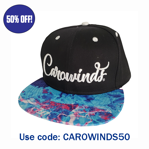 Carowinds Acid Drip Flat Bill Cap