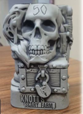 Knott's Scary Farm Limited Edition 50th Anniversary Tiki Mug