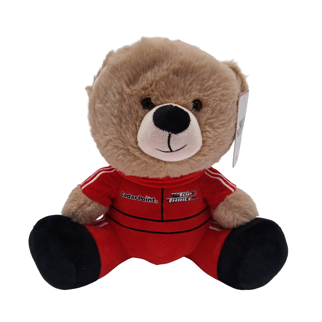 Cedar Point Top Thrill 2 Racing Team Bear Plush