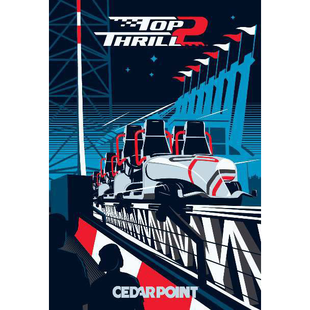 Cedar Point Top Thrill 2 Sponsor Poster