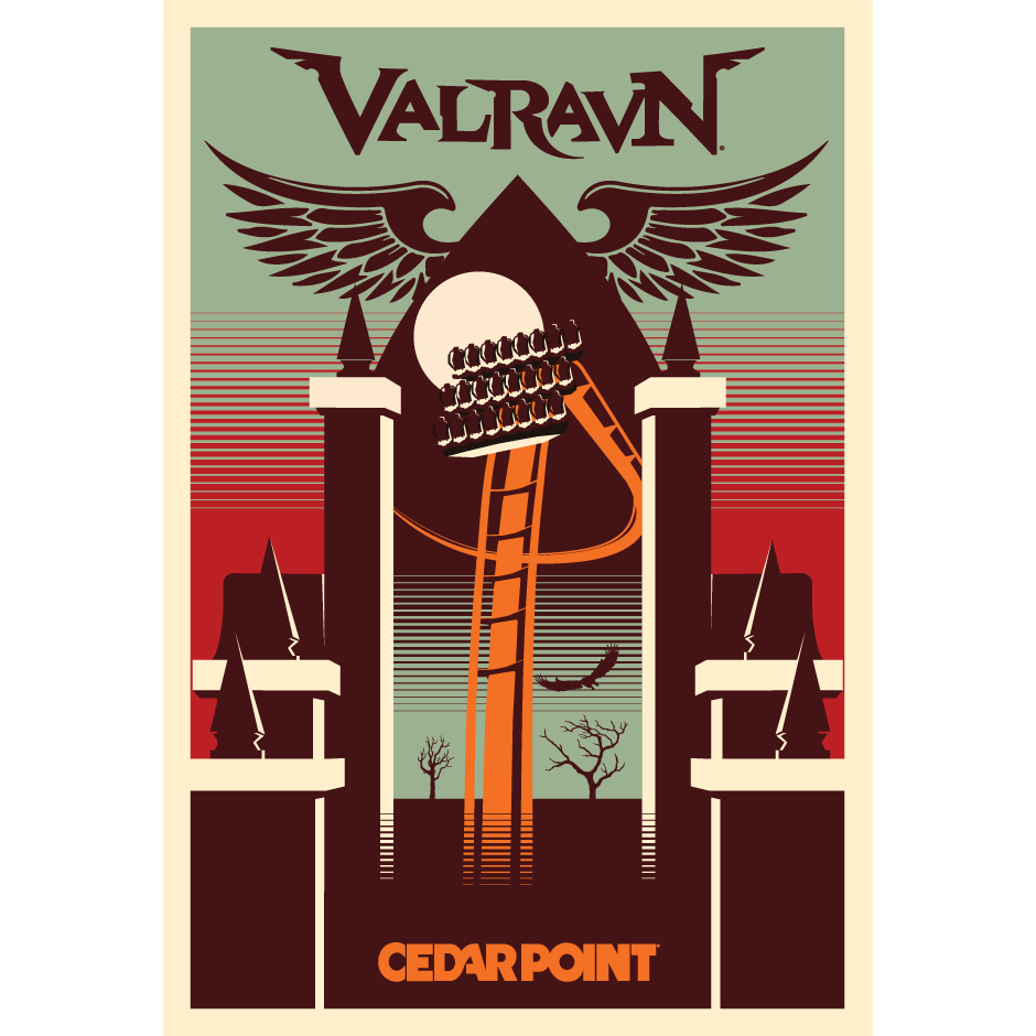 Cedar Point Valravn Poster