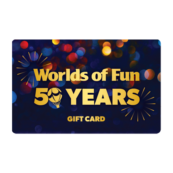 Worlds of Fun 50th Anniversary Gift Card
