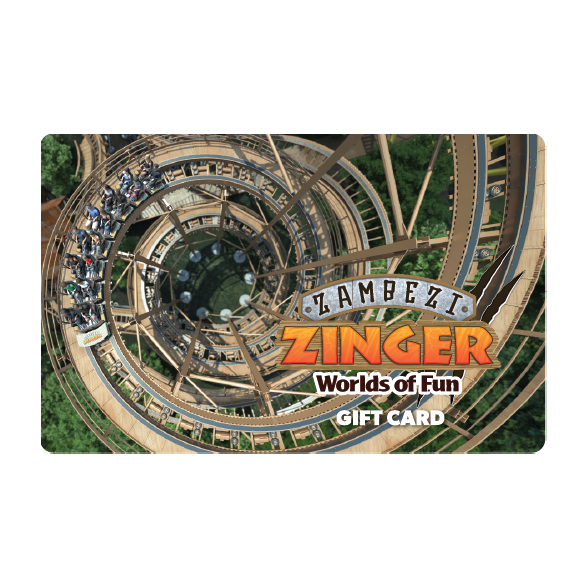 Worlds of Fun Zambezi Zinger Gift Card
