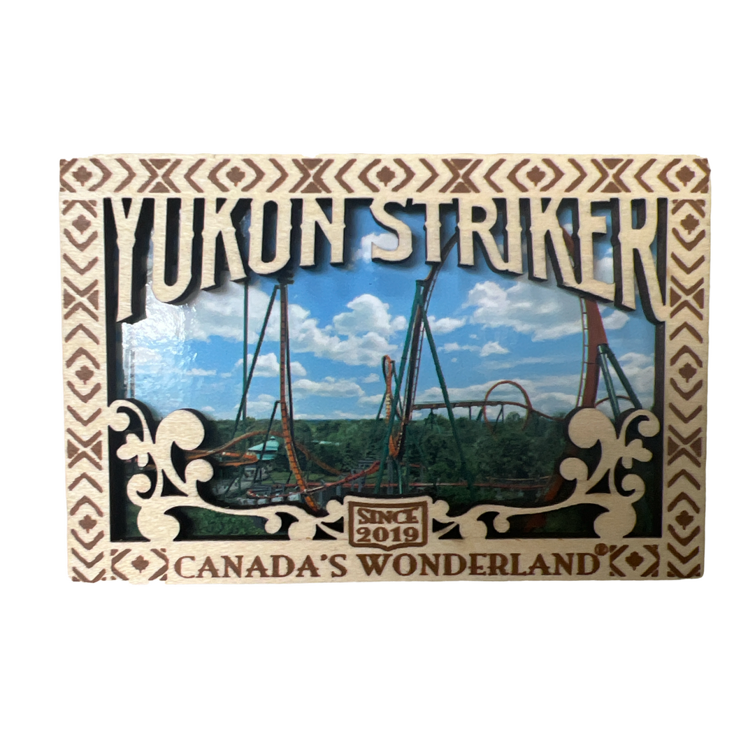 Canada's Wonderland Yukon Striker Landscape 2D Magnet